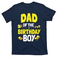 Dad Of The Birthday Boy Construction Worker Bday Party T-Shirt