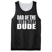 Dad Of The Birthday Dude Mesh Reversible Basketball Jersey Tank