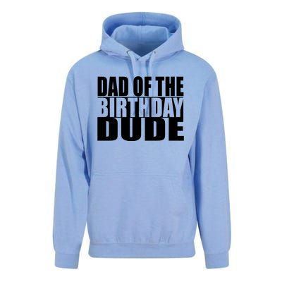 Dad Of The Birthday Dude Unisex Surf Hoodie