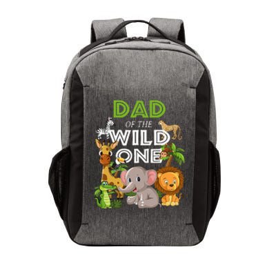 Dad Of The Wild One Zoo Birthday Safari Jungle Animal Vector Backpack