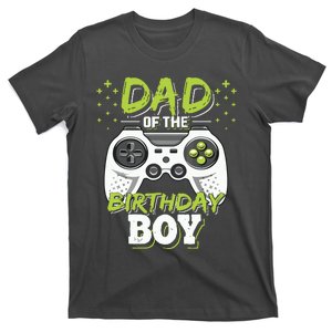 Dad Of The Birthday Boy Matching Video Gamer Birthday Party T-Shirt