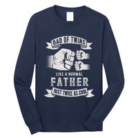 Dad Of Twins Dad Father's Day New Dad To Be Expecting Long Sleeve Shirt