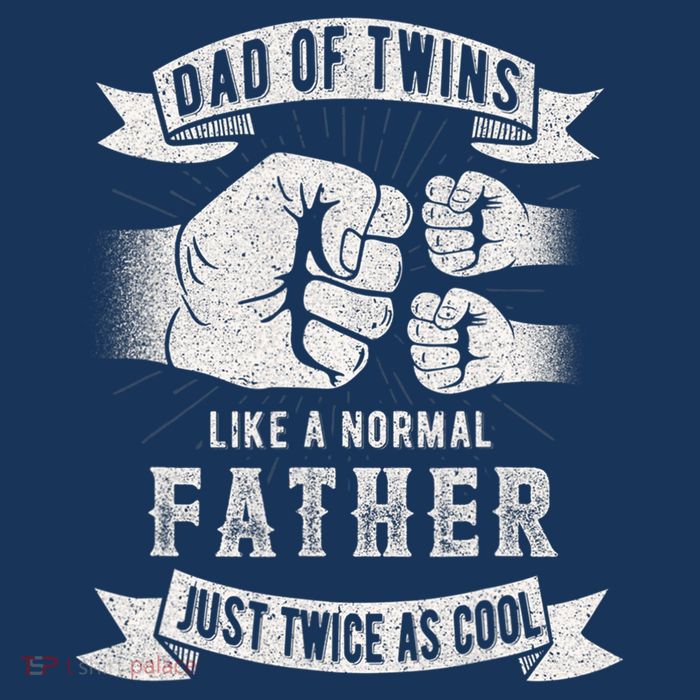 Dad Of Twins Dad Father's Day New Dad To Be Expecting Full-Length Apron With Pockets