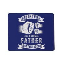 Dad Of Twins Dad Father's Day New Dad To Be Expecting Mousepad