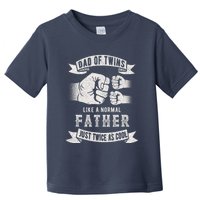 Dad Of Twins Dad Father's Day New Dad To Be Expecting Toddler T-Shirt