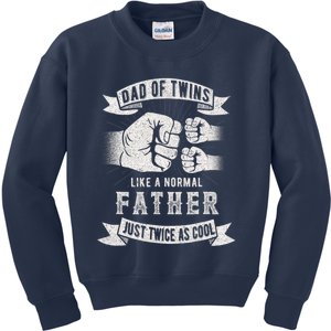 Dad Of Twins Dad Father's Day New Dad To Be Expecting Kids Sweatshirt