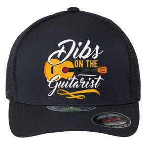 Dibs On The Guitarist Guitar Player Wife Girlfriend Flexfit Unipanel Trucker Cap