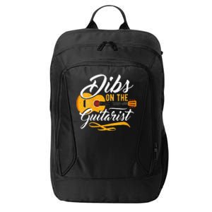 Dibs On The Guitarist Guitar Player Wife Girlfriend City Backpack