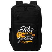 Dibs On The Guitarist Guitar Player Wife Girlfriend Impact Tech Backpack