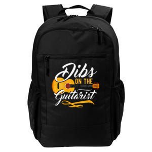 Dibs On The Guitarist Guitar Player Wife Girlfriend Daily Commute Backpack