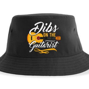 Dibs On The Guitarist Guitar Player Wife Girlfriend Sustainable Bucket Hat