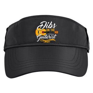 Dibs On The Guitarist Guitar Player Wife Girlfriend Adult Drive Performance Visor