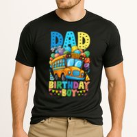 Dad Of The Birthday Boy Funny School Bus Birthday Party Cooling Performance Crew T-Shirt