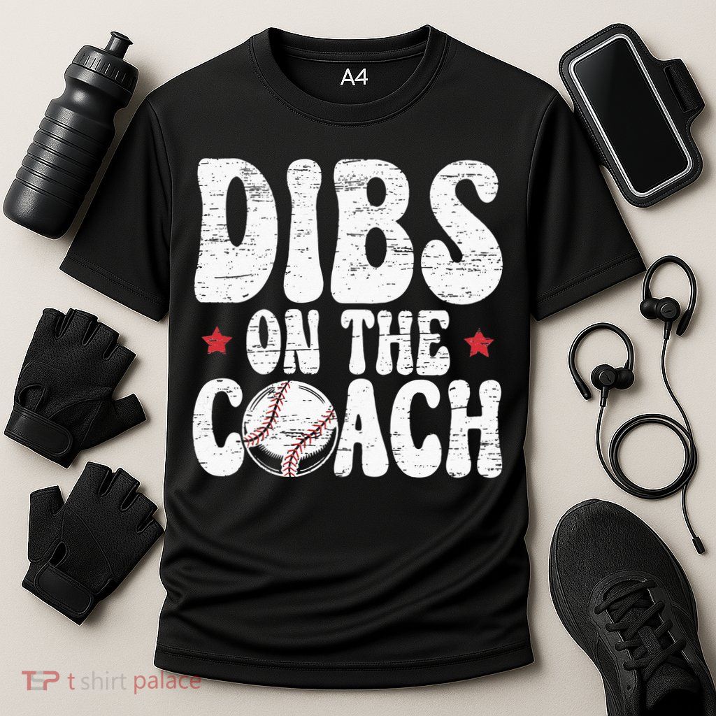 Dibs On The Coach Design For Baseball Coach Girlfriend Performance Shirt