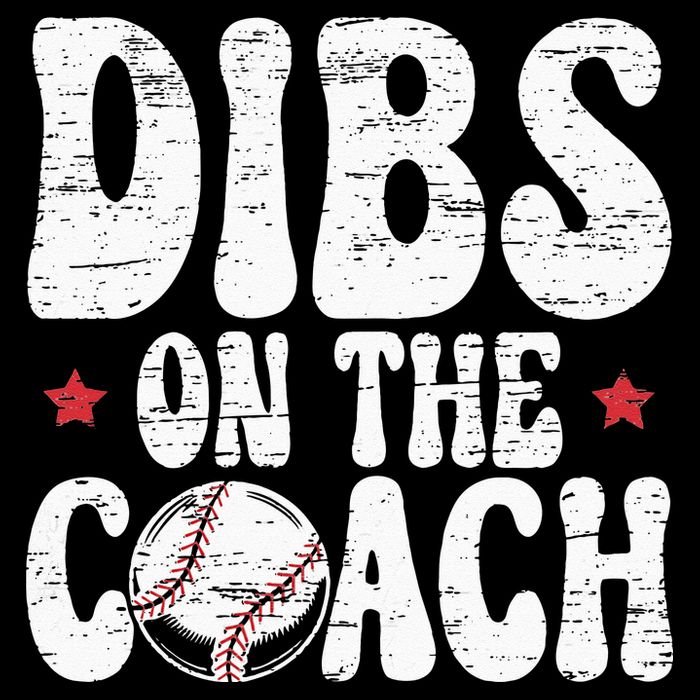 Dibs On The Coach Design For Baseball Coach Girlfriend Apron