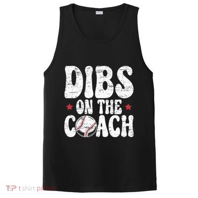 Dibs On The Coach Design For Baseball Coach Girlfriend PosiCharge Competitor Tank