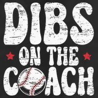 Dibs On The Coach Design For Baseball Coach Girlfriend Golf Towel