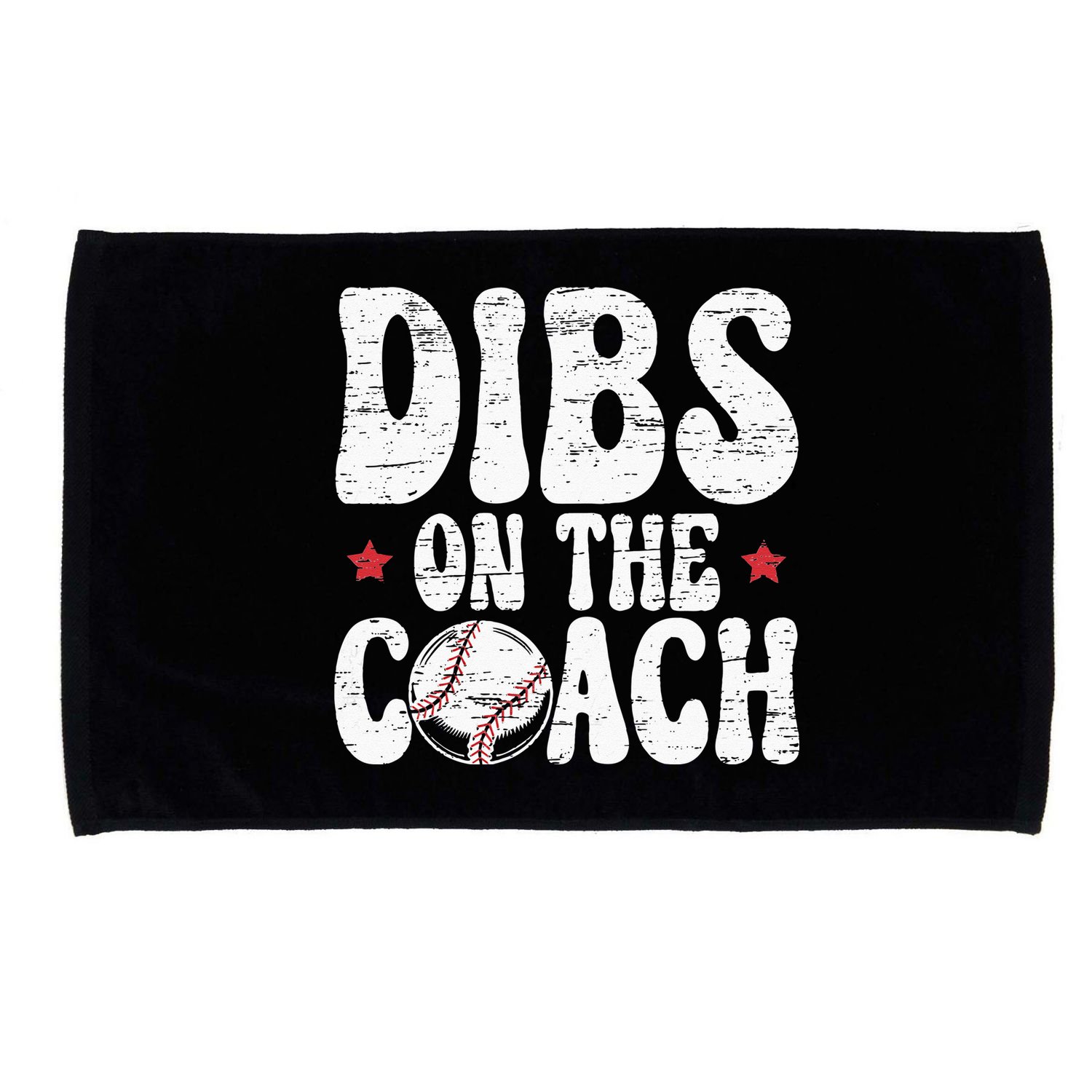 Dibs On The Coach Design For Baseball Coach Girlfriend Microfiber Hand Towel