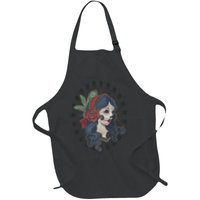 Day Of The Dead Girl With Flower Graphic Apron