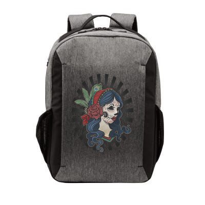 Day Of The Dead Girl With Flower Graphic Vector Backpack