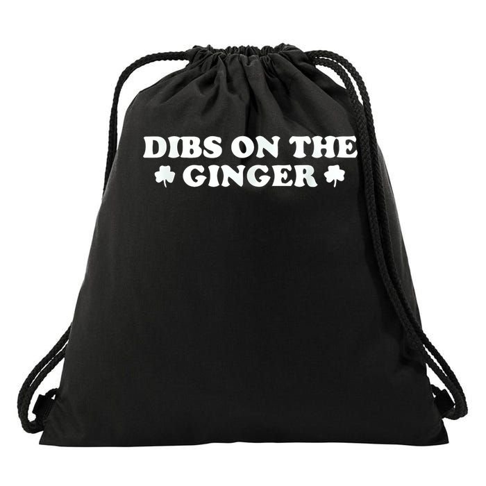 Dibs On The Ginger Baby  Drawstring Bag