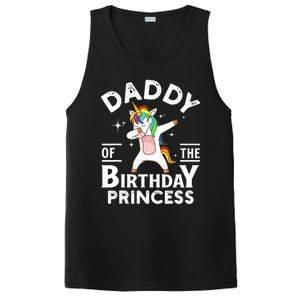 Daddy Of The Birthday Princess Unicorn Girl PosiCharge Competitor Tank