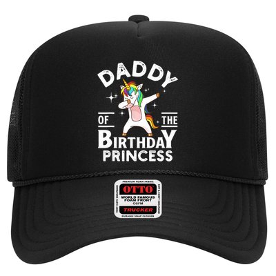Daddy Of The Birthday Princess Unicorn Girl Trucker Hat