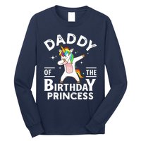 Daddy Of The Birthday Princess Unicorn Girl Long Sleeve Shirt