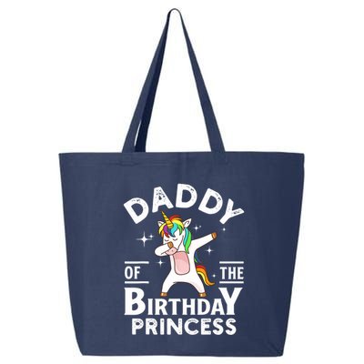 Daddy Of The Birthday Princess Unicorn Girl 25L Jumbo Tote