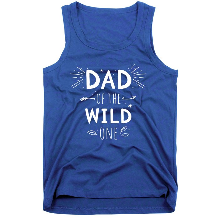 Dad Of The Wild One From Daughter Son Funny Gift Tank Top