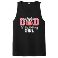 Dad of The Birthday Cow Family Cow Farm Matching PosiCharge Competitor Tank