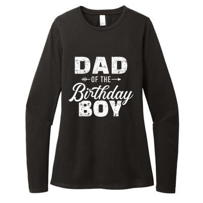 Dad Of The Birthday Matching Family Party Womens CVC Long Sleeve Shirt