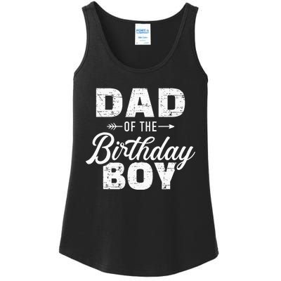 Dad Of The Birthday Matching Family Party Ladies Essential Tank