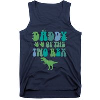 Daddy Of The Two Rex Birthday Boy Trex Dinosaur Dad Papa Tank Top