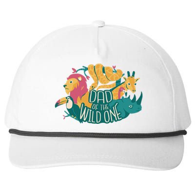 Dad Of The Wild One Birthday Snapback Five-Panel Rope Hat