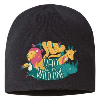 Dad Of The Wild One Birthday Sustainable Beanie