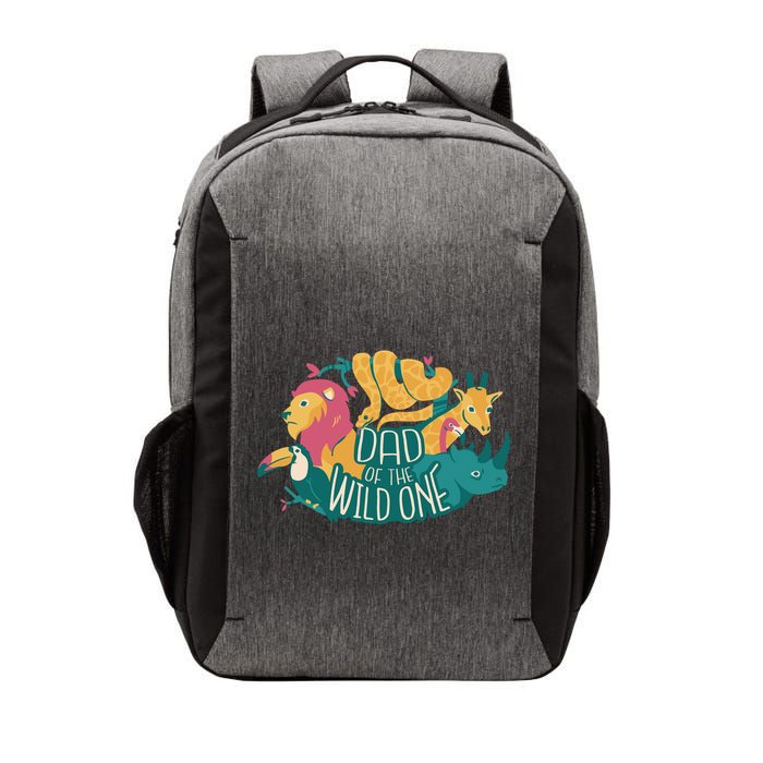 Dad Of The Wild One Birthday Vector Backpack
