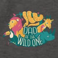 Dad Of The Wild One Birthday Vector Backpack