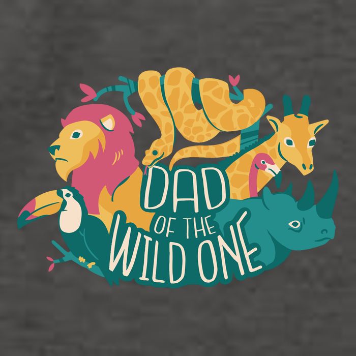 Dad Of The Wild One Birthday Vector Backpack
