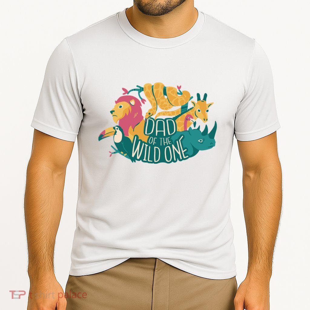 Dad Of The Wild One Birthday Performance Shirt