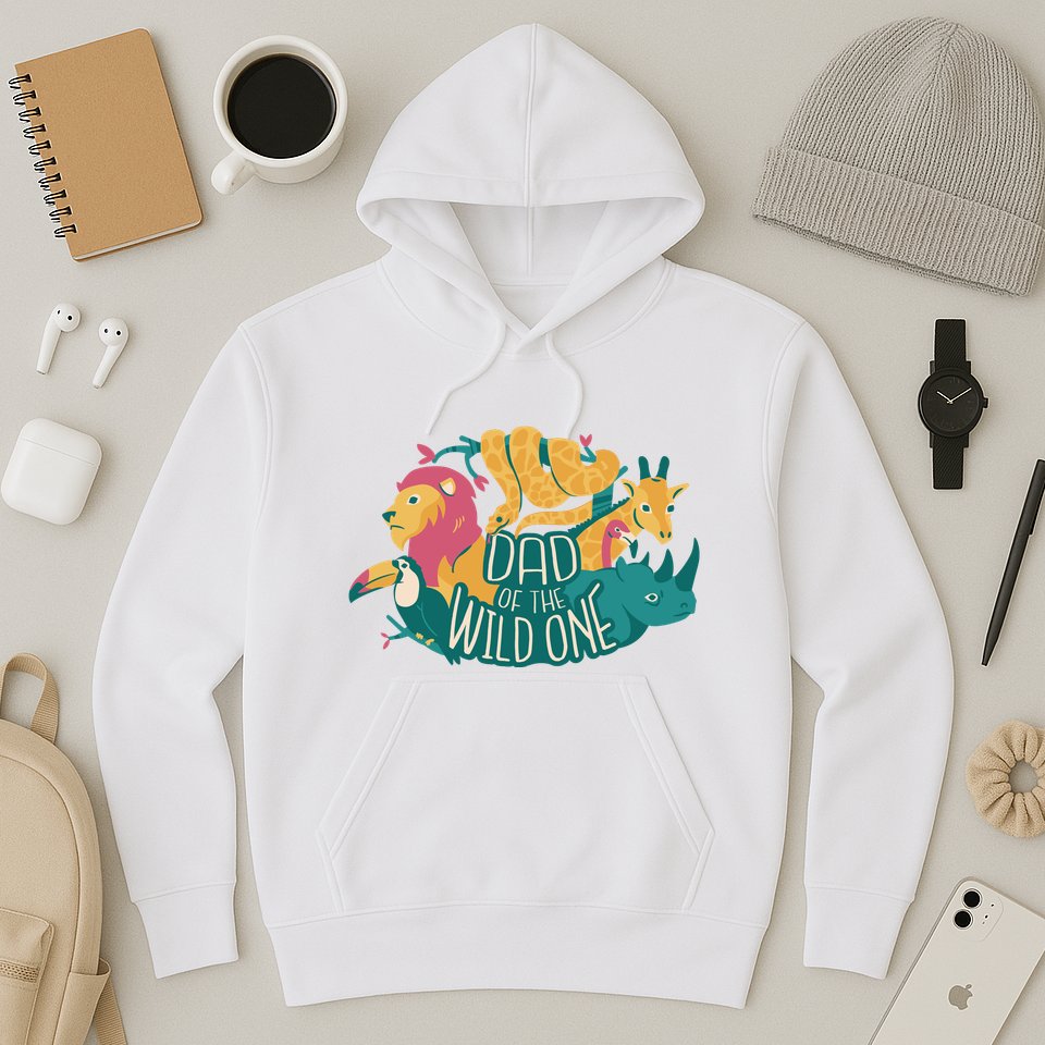 Dad Of The Wild One Birthday Hoodie