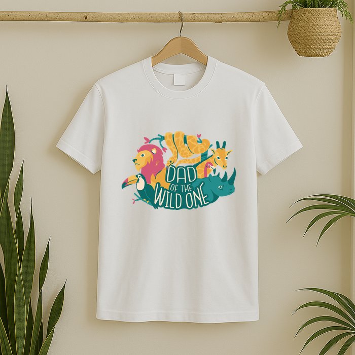Dad Of The Wild One Birthday T-Shirt
