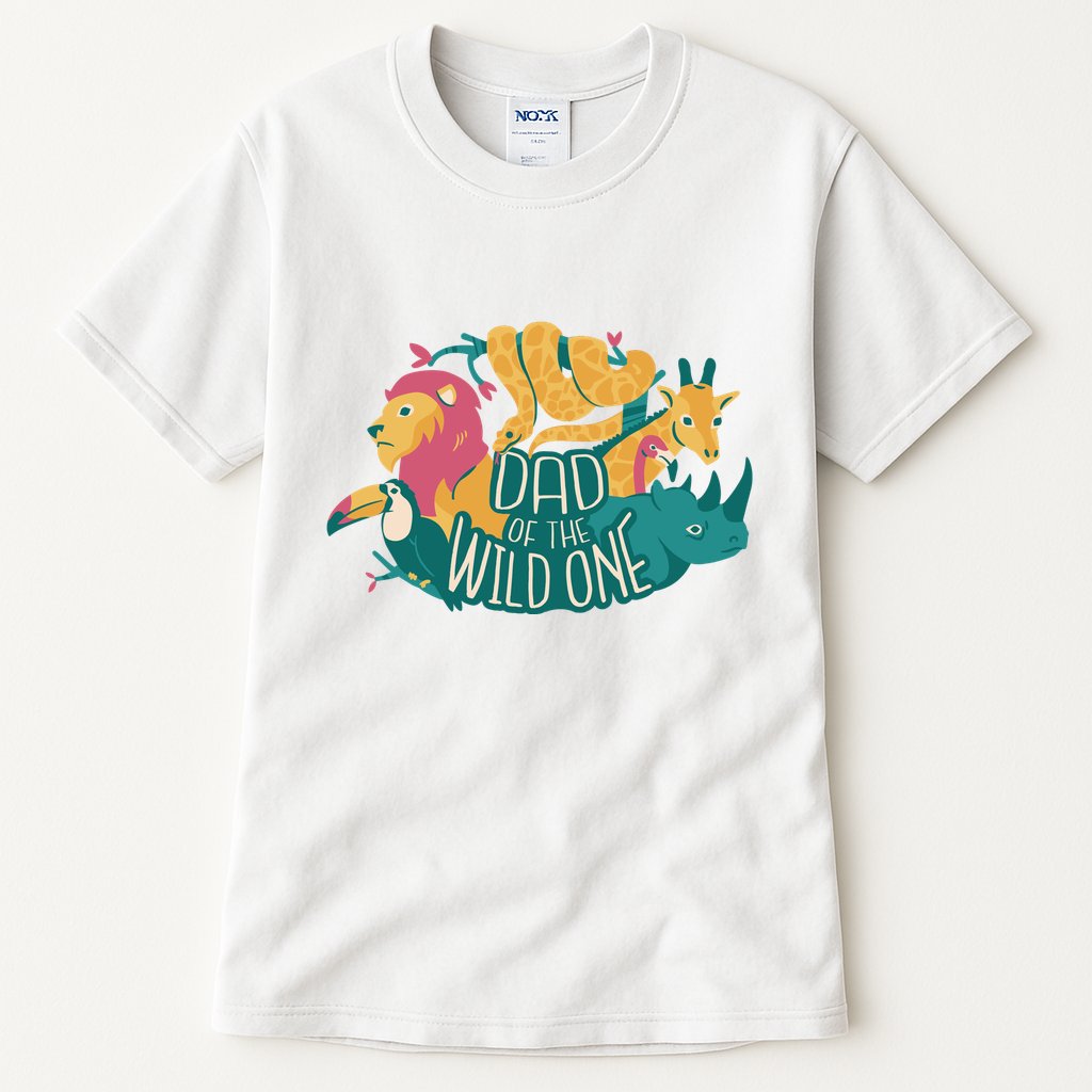 Dad Of The Wild One Birthday Tall T-Shirt