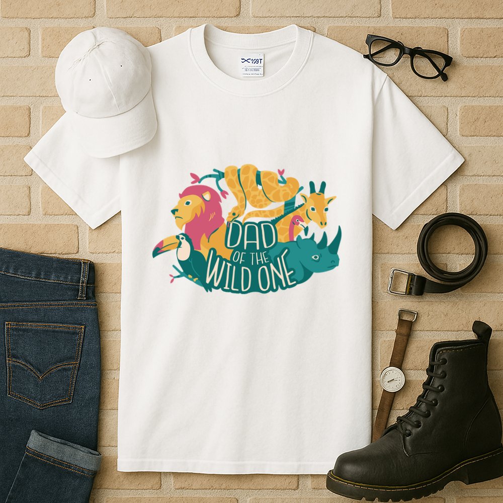 Dad Of The Wild One Birthday Tall T-Shirt