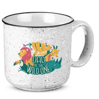 Dad Of The Wild One Birthday 15oz Campfire Ceramic Mug