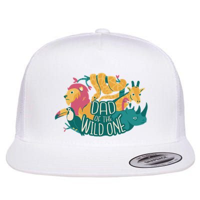 Dad Of The Wild One Birthday Flatbill Hat