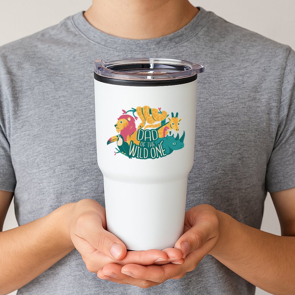 Dad Of The Wild One Birthday Tumbler
