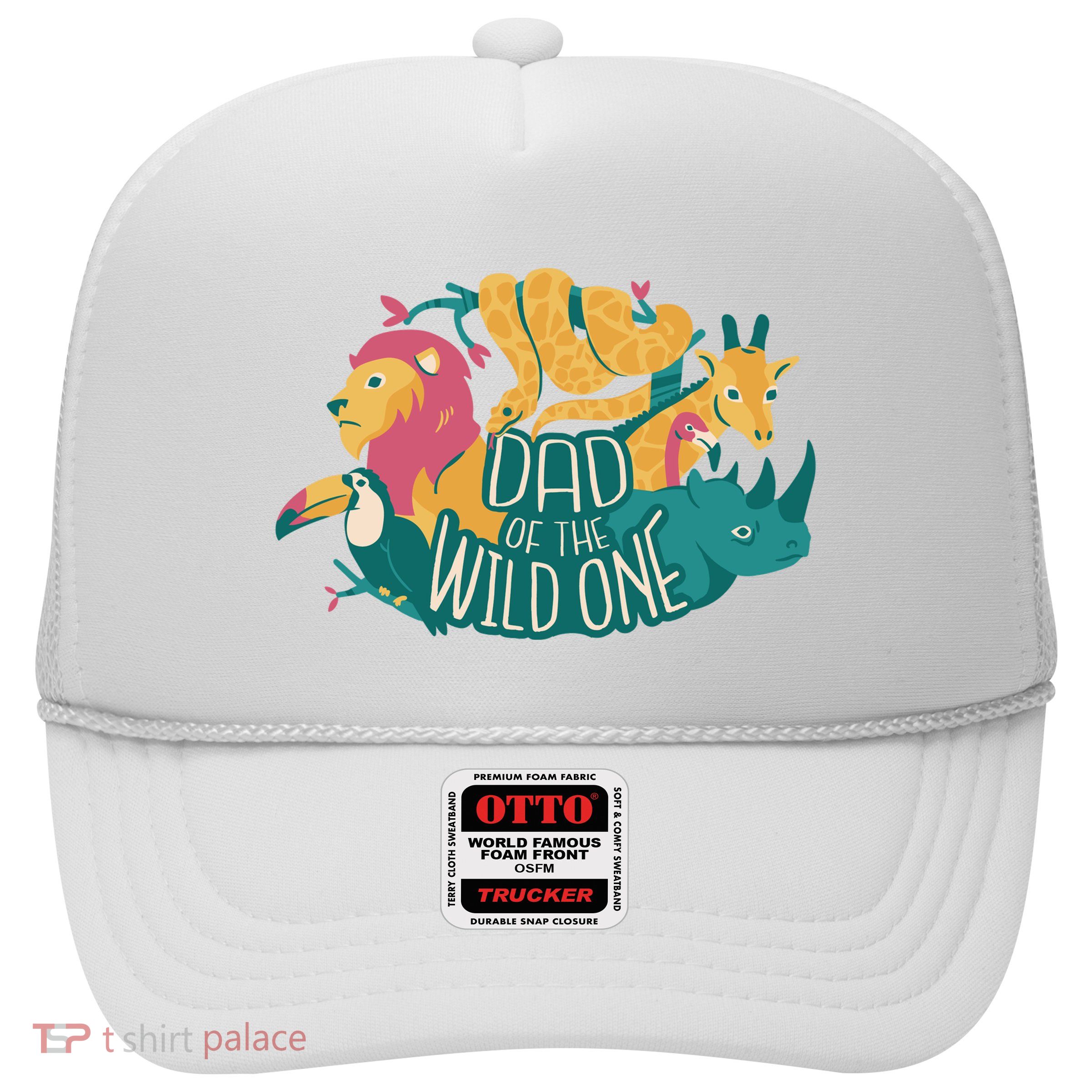 Dad Of The Wild One Birthday Trucker Hat