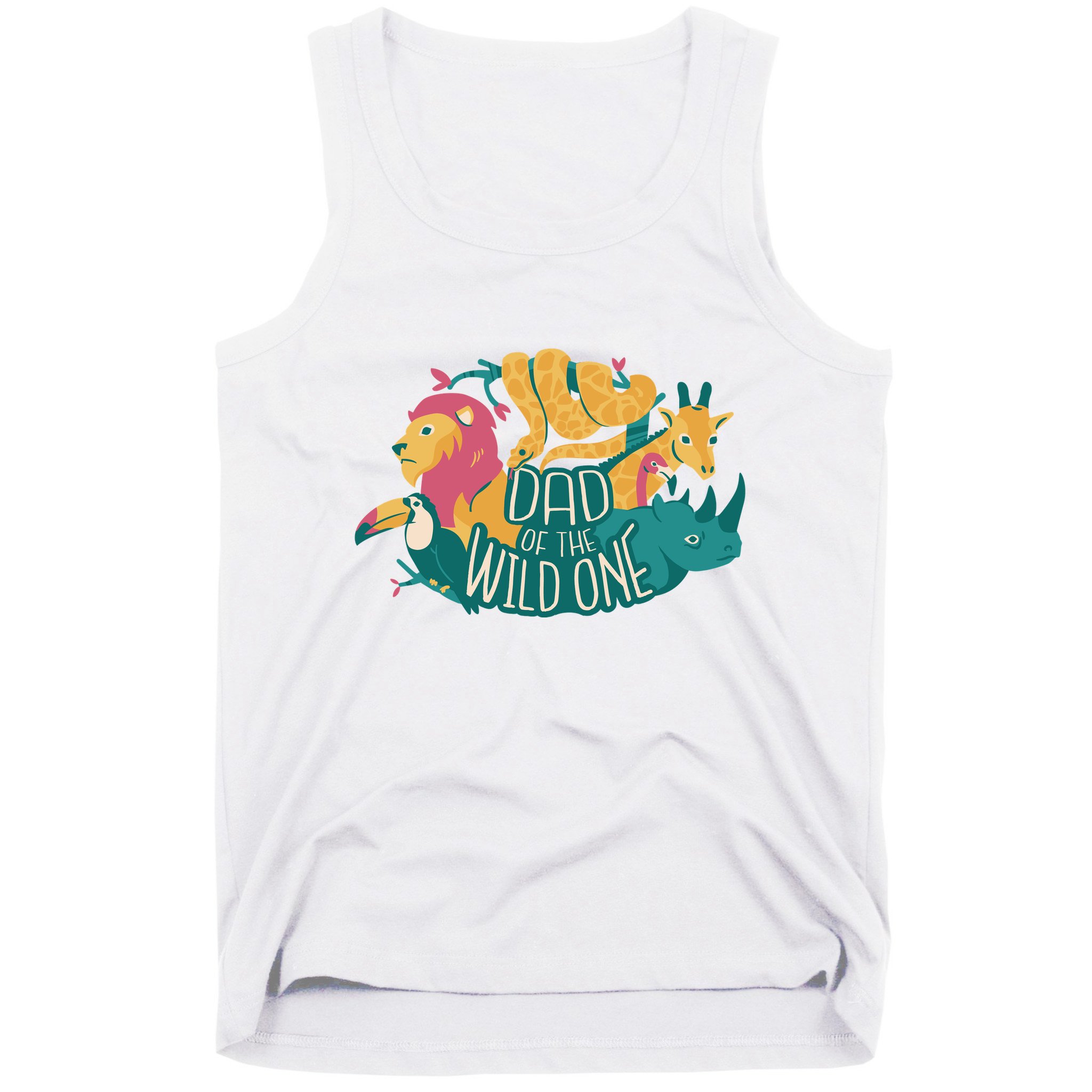 Dad Of The Wild One Birthday Tank Top