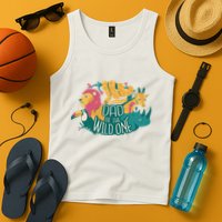 Dad Of The Wild One Birthday Tank Top